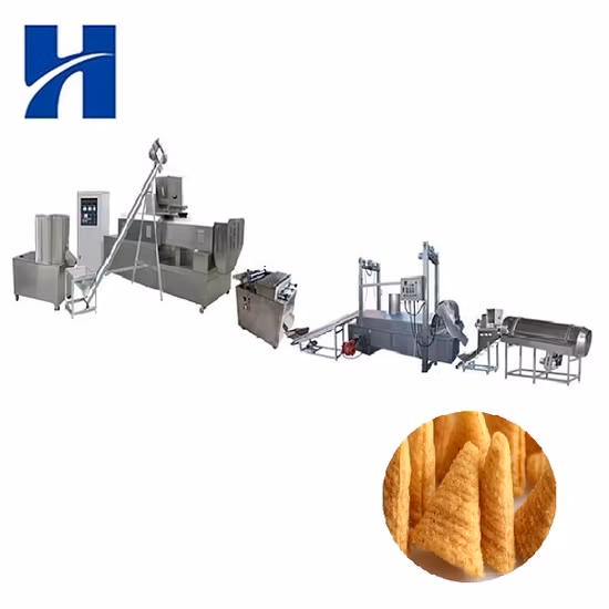 Línea de producción de maquinaria de pellets Bugles 3D para snacks