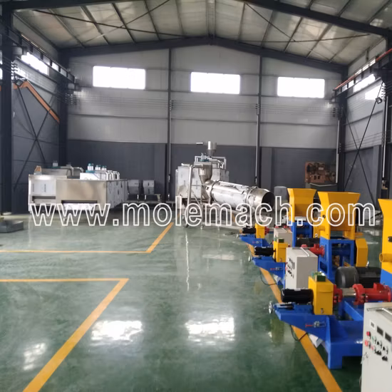 Máquina de producción de pellets de alimentación para peces, flotante, para acuario, animales, mascotas, perros y gatos, procesamiento de aperitivos, línea de extrusión