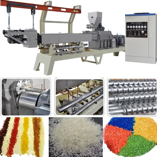 Línea de producción de planta de fabricación de máquina de fabricación de arroz fortificado artificial de nutrición